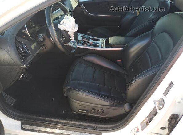 KNAE55LC9N6109357 2022 KIA STINGER White Widok wnętrza z przodu