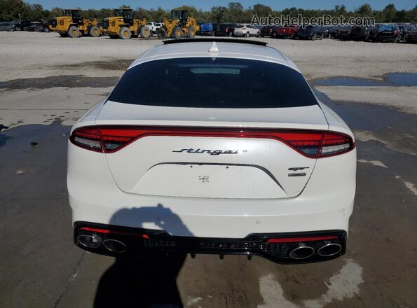 KNAE55LC9N6109357 2022 KIA STINGER White Widok z tyłu