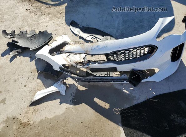 KNAE55LC9N6109357 2022 KIA STINGER White Widok komory silnika