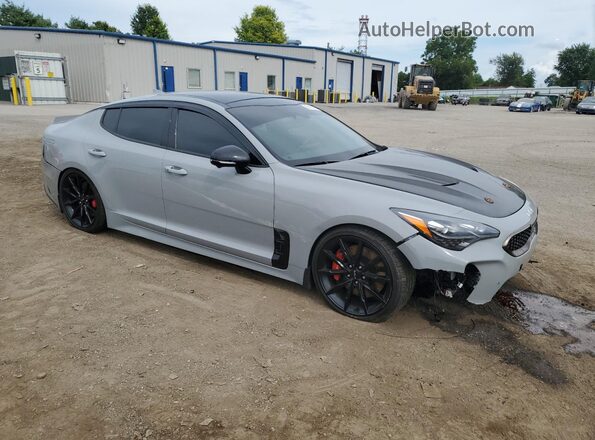 KNAE55LC9P6127375 2023 KIA STINGER Gray Передня права чверть