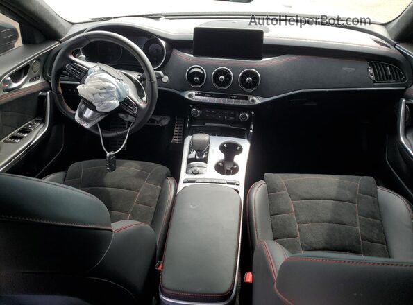 KNAE55LC9P6127375 2023 KIA STINGER Gray Вид панелі приладів