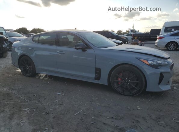 KNAE55LCXP6127630 2023 KIA STINGER Gray Передня права чверть