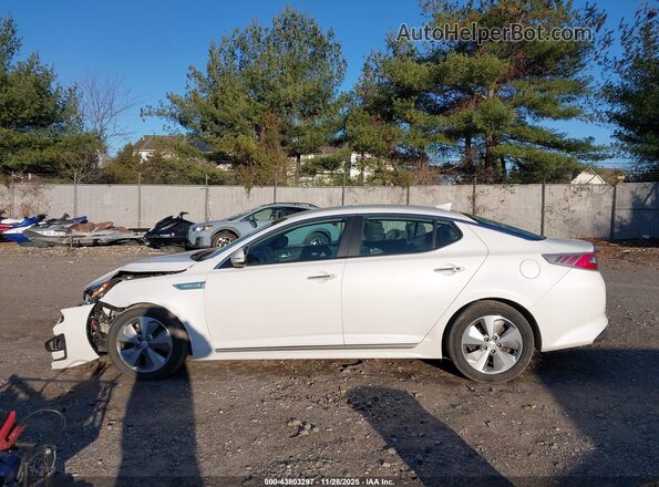 KNAGN4AD4G5094015 2016 KIA OPTIMA HYBRID White Панорамний вид салону 360°