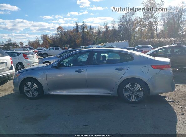 KNAGU4LC7H5004753 2017 KIA OPTIMA HYBRID Silver Widok wnętrza 360 stopni