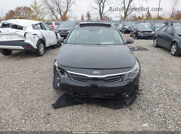 KNAGU4LE2H5010767 2017 KIA OPTIMA HYBRID Black Vista interior trasera