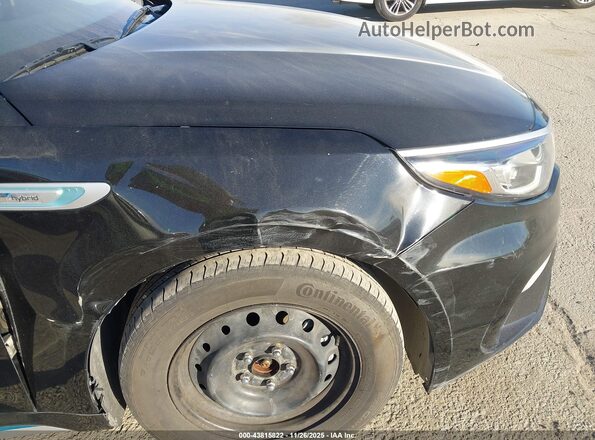 KNAGU4LE3L5038862 2020 KIA OPTIMA HYBRID Black Դիմացի տեսք