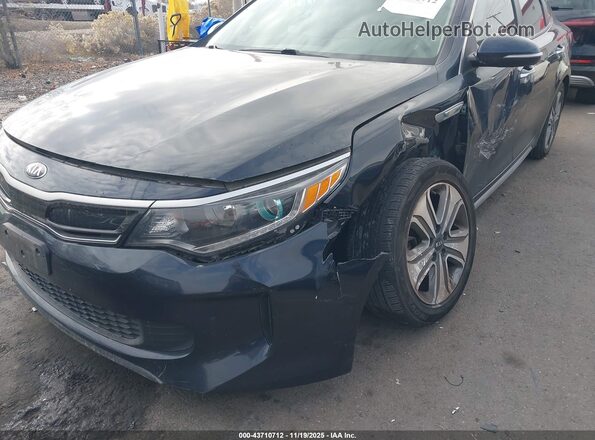KNAGU4LE7J5023844 2018 KIA OPTIMA HYBRID Dark Blue Դիմացի տեսք