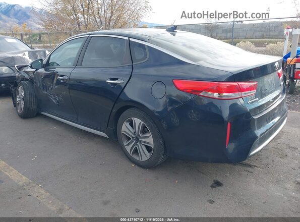 KNAGU4LE7J5023844 2018 KIA OPTIMA HYBRID Dark Blue Հետևի ձախ