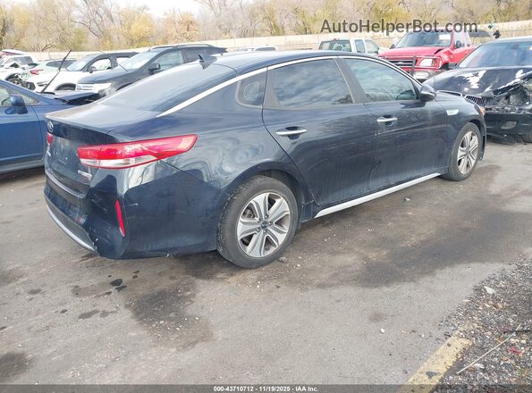 KNAGU4LE7J5023844 2018 KIA OPTIMA HYBRID Dark Blue Հետևի աջ