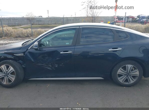 KNAGU4LE7J5023844 2018 KIA OPTIMA HYBRID Dark Blue Սալոնի 360 աստիճան տեսք