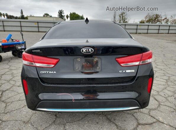 KNAGV4LD7H5010932 2017 KIA OPTIMA Black Հետևի տեսք
