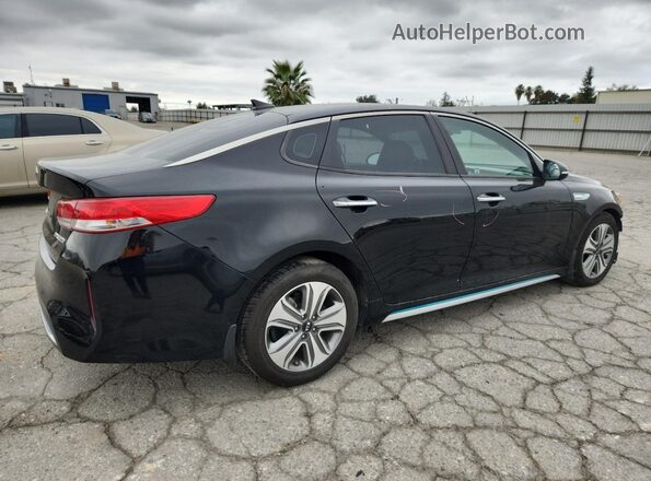 KNAGV4LD7H5010932 2017 KIA OPTIMA Black Հետևի աջ