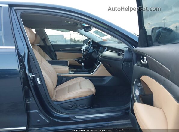 KNALC4J10L5220200 2020 KIA CADENZA Black Вид салону спереду
