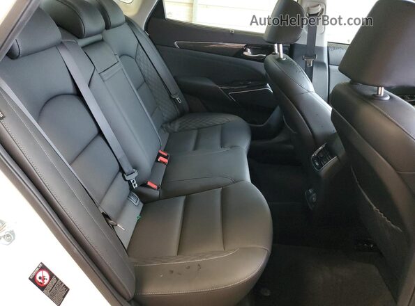 KNALC4J14K5166625 2019 KIA CADENZA White Vista de los asientos traseros