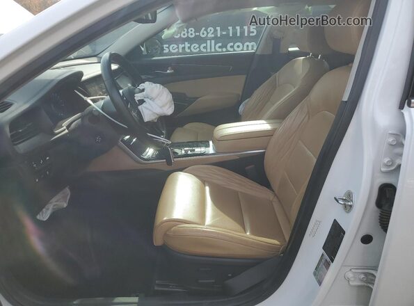 KNALC4J14L5232687 2020 KIA CADENZA White Вид салону спереду