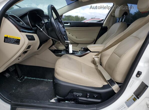 KNALN4D75G5215414 2016 KIA CADENZA White Սալոնի դիմացի տեսք