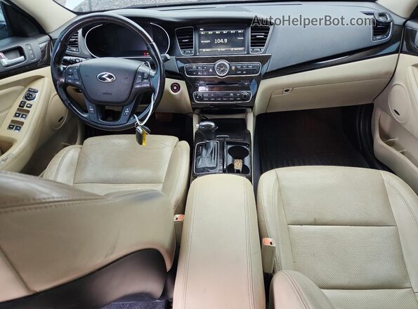 KNALN4D77G5211087 2016 KIA CADENZA White წინა პანელის ხედი
