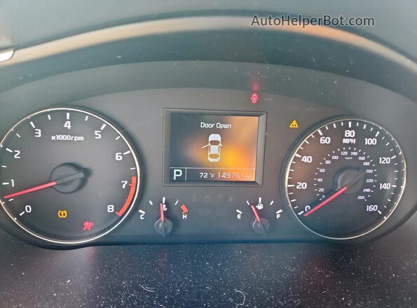 KNALN4D77G5215365 2016 KIA CADENZA Silver Widok zestawu wskaźników