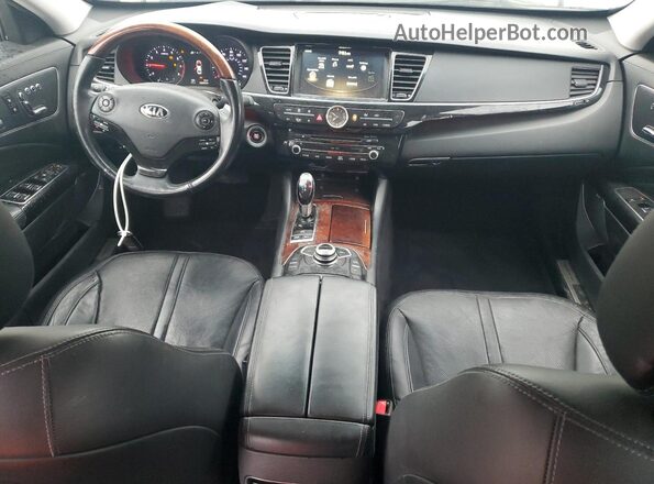 KNALU4D32G6032708 2016 KIA K900 Белый Вид панели приборов