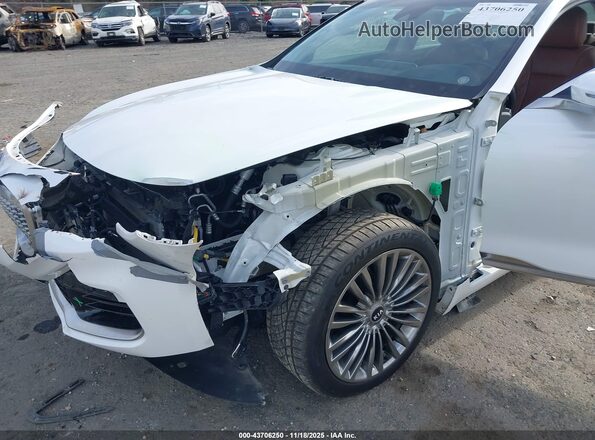 KNAS34J67K6014744 2019 KIA K900 White Vista frontal