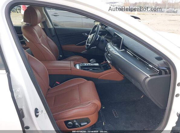 KNAS34J67K6014744 2019 KIA K900 White Vista interior delantera