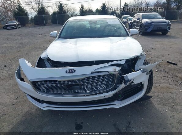 KNAS34J67K6014744 2019 KIA K900 White Vista del cuadro de instrumentos