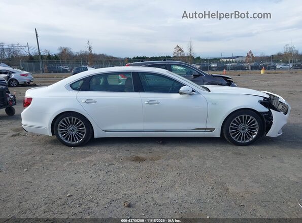 KNAS34J67K6014744 2019 KIA K900 White Vista interior trasera