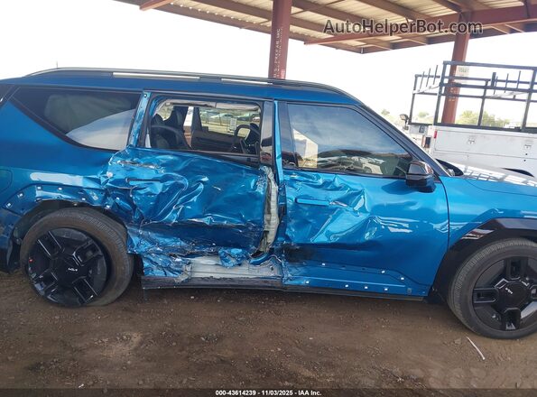 KNDAEFS51R6027199 2024 KIA EV9 Blue Դիմացի տեսք