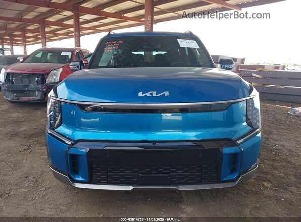 KNDAEFS51R6027199 2024 KIA EV9 Blue Սալոնի հետևի տեսք