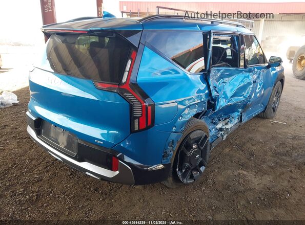 KNDAEFS51R6027199 2024 KIA EV9 Blue Հետևի աջ