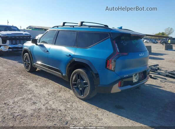 KNDAEFS52R6045159 2024 KIA EV9 Blue Задня ліва чверть