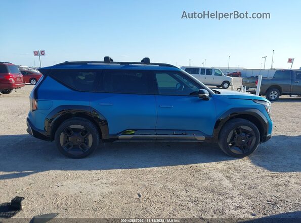 KNDAEFS52R6045159 2024 KIA EV9 Blue Панорамний вид салону 360°