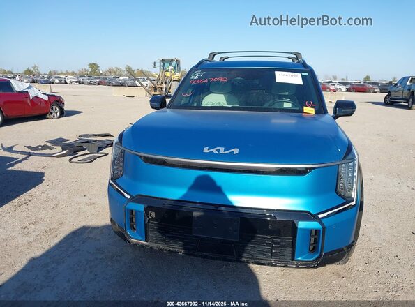 KNDAEFS52R6045159 2024 KIA EV9 Blue Вид спереду