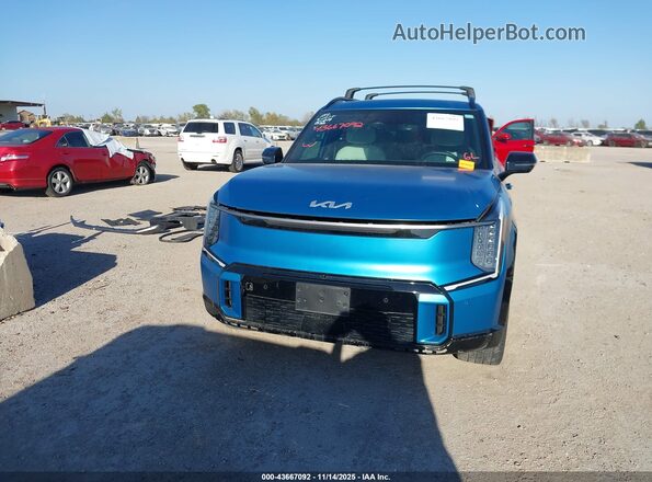 KNDAEFS52R6045159 2024 KIA EV9 Blue Вид задньої частини салону