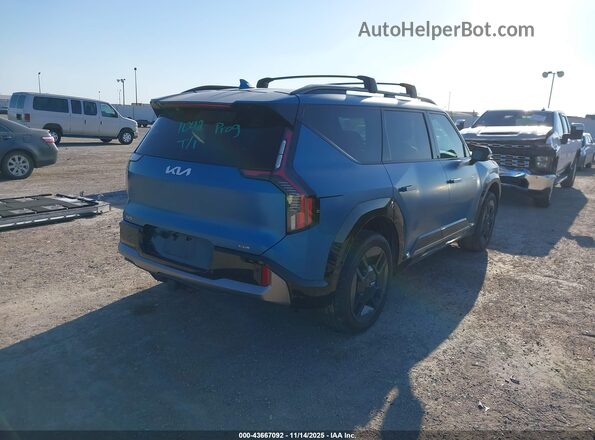 KNDAEFS52R6045159 2024 KIA EV9 Blue Задня права чверть