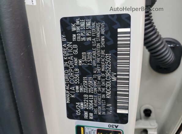 KNDC3DLC3R5225031 2024 KIA EV6 Beige 