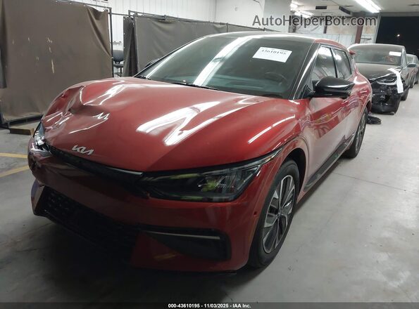KNDC44LA7N5063667 2022 KIA EV6 Red Przód lewy
