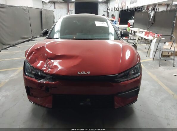 KNDC44LA7N5063667 2022 KIA EV6 Red Widok zestawu wskaźników