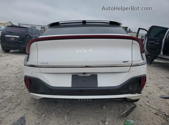 KNDC5DLE4P5106235 2023 KIA EV6 White Rear view