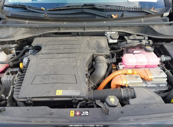 KNDCB3LC0M5470858 2021 KIA NIRO Black უკანა ხედი