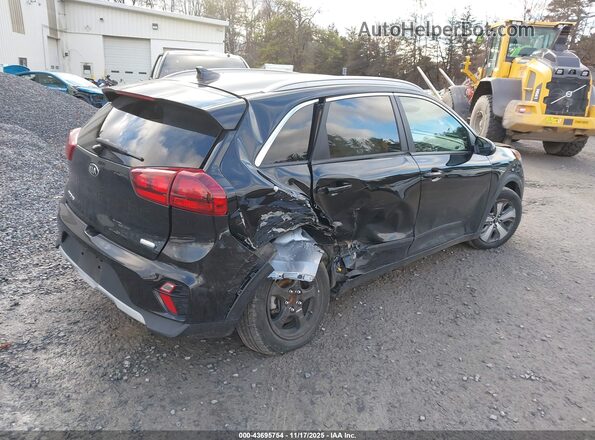 KNDCB3LC0M5470858 2021 KIA NIRO Black უკანა მარჯვენა