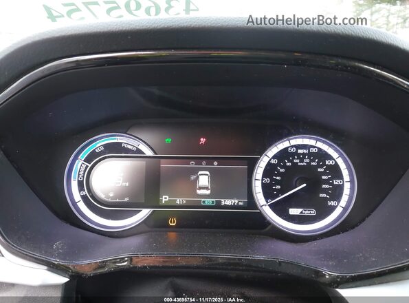 KNDCB3LC0M5470858 2021 KIA NIRO Black უკანა სავარძლების ხედი