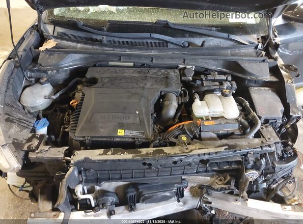 KNDCB3LC1J5124281 2018 KIA NIRO Black Вид ззаду
