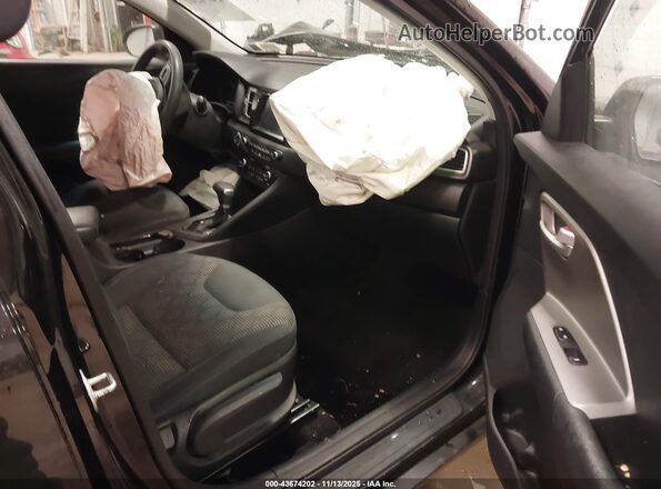 KNDCB3LC1J5124281 2018 KIA NIRO Black Вид салону спереду