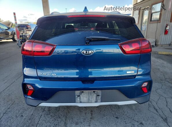 KNDCB3LC1L5443182 2020 KIA NIRO Синий Вид сзади