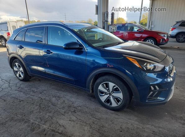 KNDCB3LC1L5443182 2020 KIA NIRO Синий Передняя правая четверть