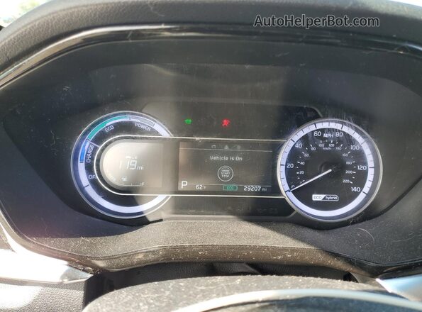 KNDCB3LC1M5471372 2021 KIA NIRO Silver Widok zestawu wskaźników