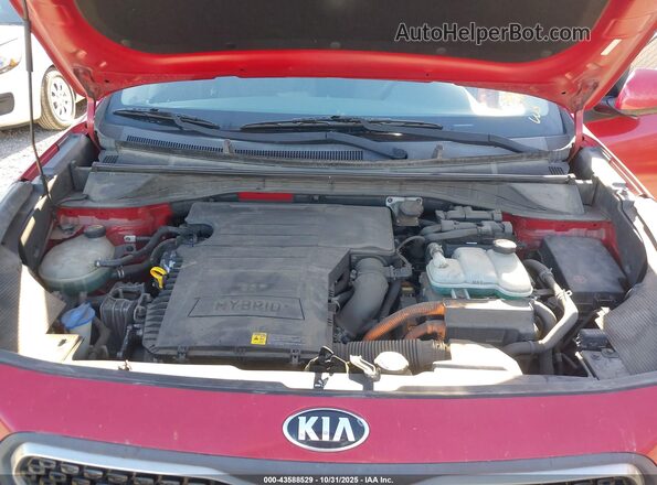 KNDCB3LC2H5057331 2017 KIA NIRO Red Rear view
