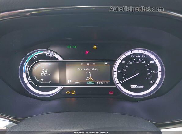 KNDCB3LC2L5436189 2020 KIA NIRO White Widok tylnych siedzeń