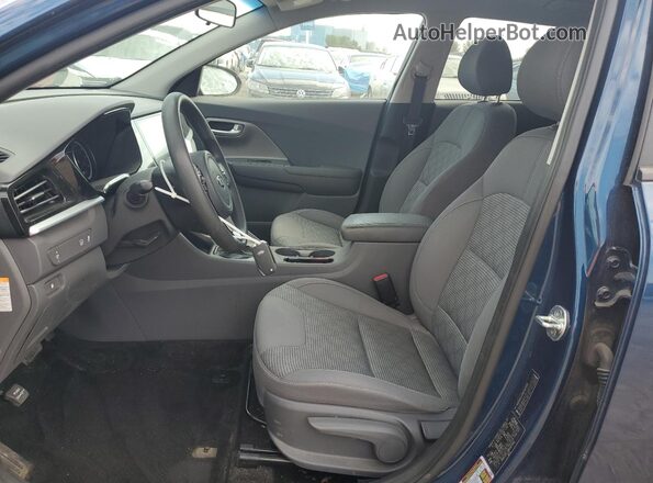 KNDCB3LC9M5487660 2021 KIA NIRO Blue Սալոնի դիմացի տեսք